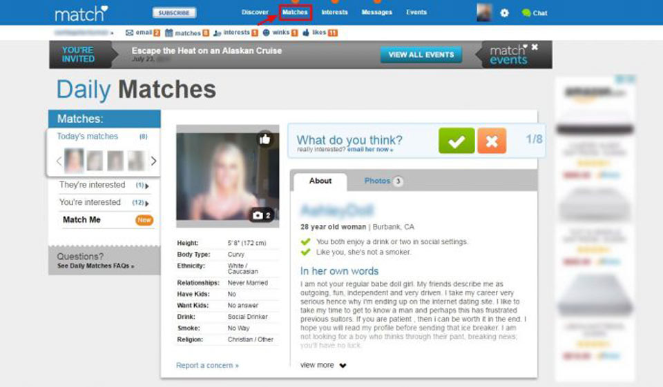 People on Match.com